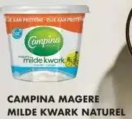 Albert Heijn Campina magere milde kwark naturel aanbieding