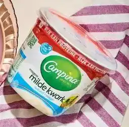 Albert Heijn Campina magere milde kwark naturel aanbieding
