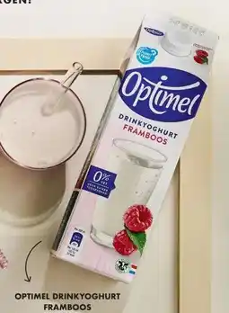 Albert Heijn Optimel drinkyoghurt framboos aanbieding