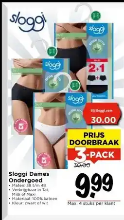 Vomar Voordeelmarkt Sloggi Dames Ondergoed aanbieding