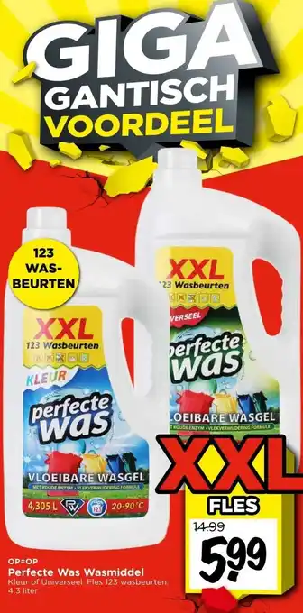 Vomar Voordeelmarkt Perfecte Was Wasmiddel aanbieding
