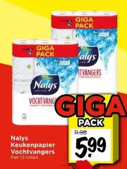 Vomar Voordeelmarkt Nalys Keukenpapier Vochtvangers aanbieding