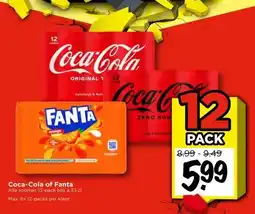 Vomar Voordeelmarkt Coca-Cola of Fanta aanbieding