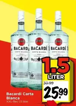 Vomar Voordeelmarkt Bacardi Carta Blanca aanbieding