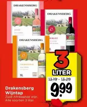 Vomar Voordeelmarkt Drakensberg Wijntap aanbieding