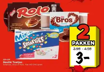 Vomar Voordeelmarkt Nestlé Toetjes aanbieding
