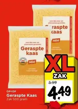 Vomar Voordeelmarkt Geraspte Kaas aanbieding