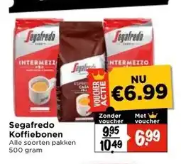 Vomar Voordeelmarkt Segafredo Koffiebonen aanbieding