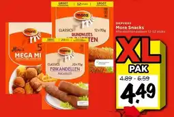 Vomar Voordeelmarkt DIEPVRIES Mora Snacks aanbieding