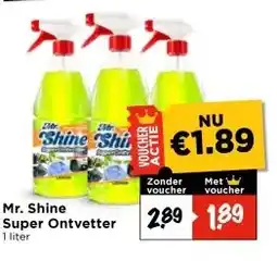 Vomar Voordeelmarkt Mr. Shine Super Ontvetter aanbieding