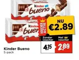 Vomar Voordeelmarkt Kinder Bueno aanbieding
