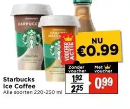 Vomar Voordeelmarkt Starbucks Ice Coffee aanbieding
