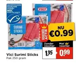 Vomar Voordeelmarkt Vici Surimi Sticks aanbieding