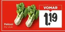 Vomar Voordeelmarkt Paksoi aanbieding