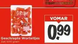 Vomar Voordeelmarkt Geschrapte Worteltjes aanbieding