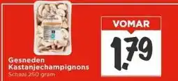 Vomar Voordeelmarkt Gesneden Kastanjechampignons aanbieding