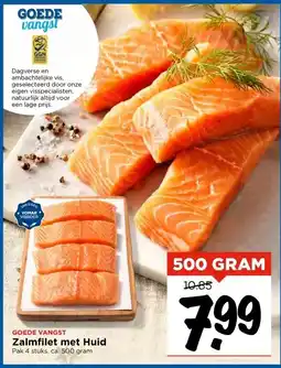 Vomar Voordeelmarkt GOEDE VANGST Zalmfilet met Huid aanbieding