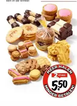 Vomar Voordeelmarkt Diverse koeken/gebakjes aanbieding