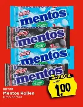 Vomar Voordeelmarkt Mentos Rollen aanbieding