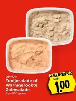 Vomar Voordeelmarkt Tonijnsalade of Warmgerookte Zalmsalade aanbieding