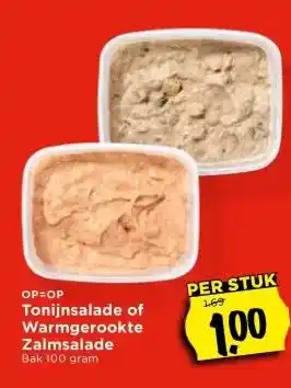 Vomar Voordeelmarkt Tonijnsalade of Warmgerookte Zalmsalade aanbieding