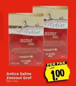 Vomar Voordeelmarkt Antica Salina Zeezout Grof aanbieding