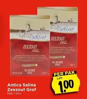 Vomar Voordeelmarkt Antica Salina Zeezout Grof aanbieding
