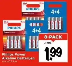 Vomar Voordeelmarkt Philips Power Alkaline Batterijen aanbieding