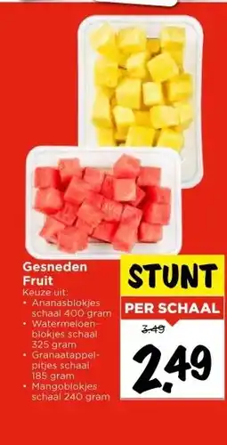 Vomar Voordeelmarkt Gesneden Fruit aanbieding