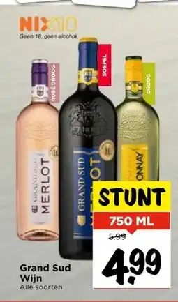 Vomar Voordeelmarkt Grand Sud Wijn aanbieding