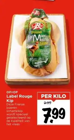 Vomar Voordeelmarkt Label Rouge Kip aanbieding