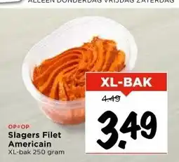Vomar Voordeelmarkt Slagers Filet Americain aanbieding
