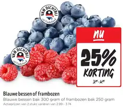 Jumbo Blauwe bessen of frambozen aanbieding
