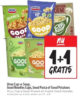 Jumbo Unox Cup-a-Soup, Good Noodles Cups, Good Pasta of Good Potatoes aanbieding