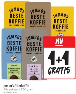 Jumbo Jumbo's filterkoffie aanbieding