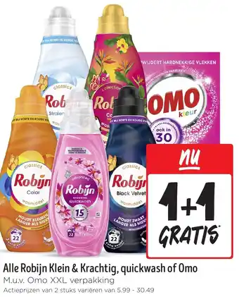 Jumbo Alle Robijn Klein & Krachtig, quickwash of Omo aanbieding