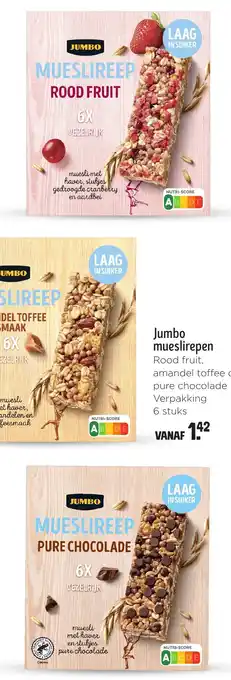 Jumbo Jumbo mueslirepen aanbieding
