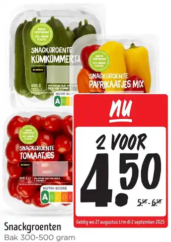 Jumbo Snackgroenten aanbieding