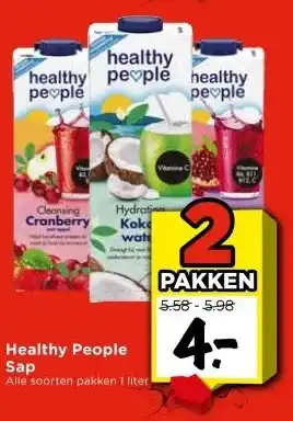 Vomar Voordeelmarkt Healthy People Sap aanbieding