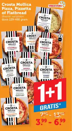 Coop Crosta Mollica Pizza, Pizzetta of Flatbread aanbieding