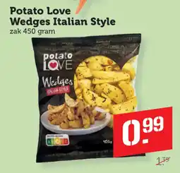 Coop Potato Love Wedges Italian Style aanbieding