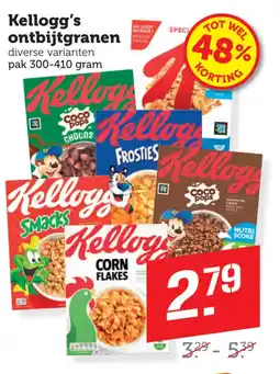 Coop Kellogg's ontbijtgranen aanbieding