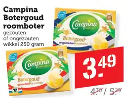 Coop Campina Botergoud roomboter aanbieding