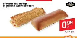 Coop Beemster kaasbroodje of Brabants worstenbroodje aanbieding