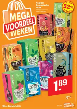 Coop Clipper biologische aanbieding