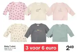 Zeeman Baby T-shirt aanbieding