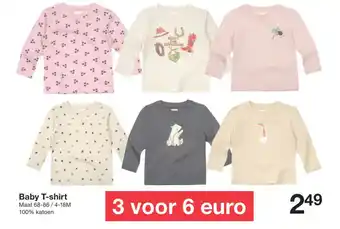 Zeeman Baby T-shirt aanbieding