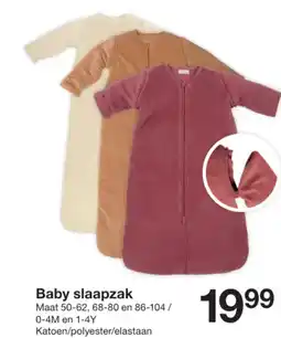 Zeeman Baby slaapzak aanbieding