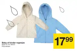 Zeeman Baby of kinder regenjas aanbieding