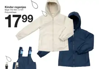 Zeeman Kinder regenjas aanbieding